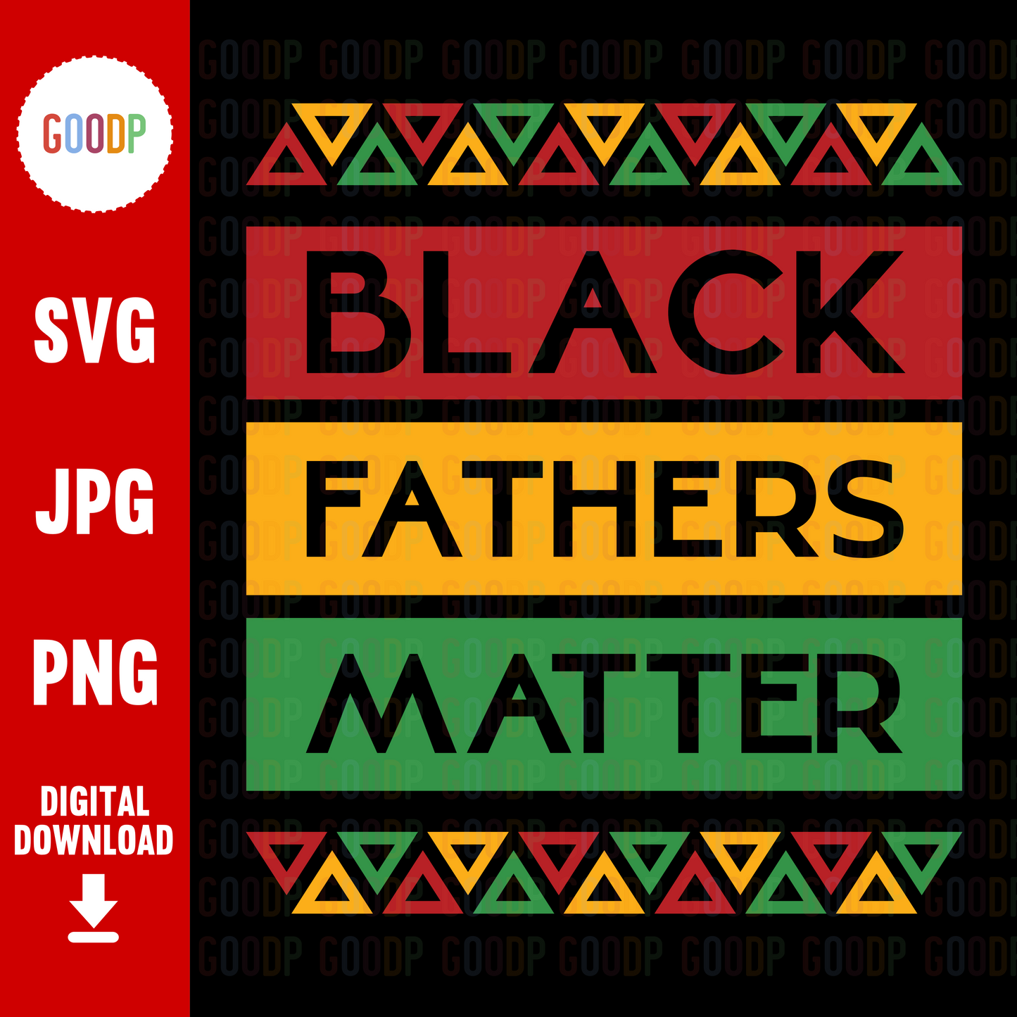 Black Fathers Matter Svg