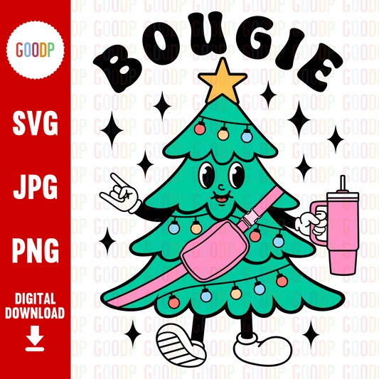 Boojee Christmas Tree Svg