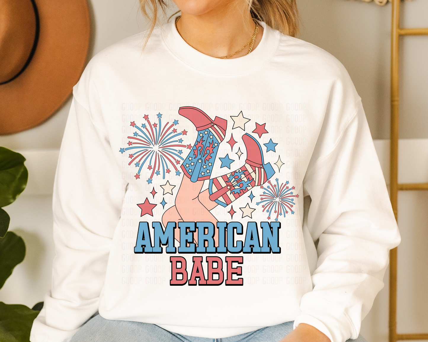 American Babe Svg