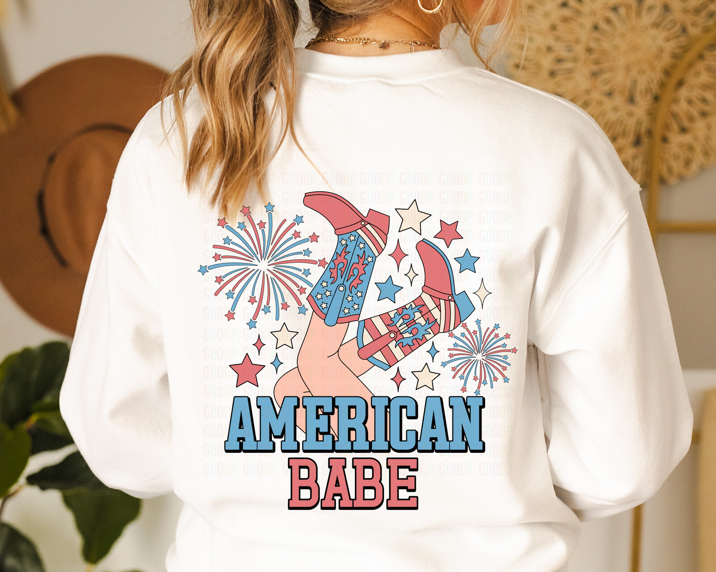 American Babe Svg