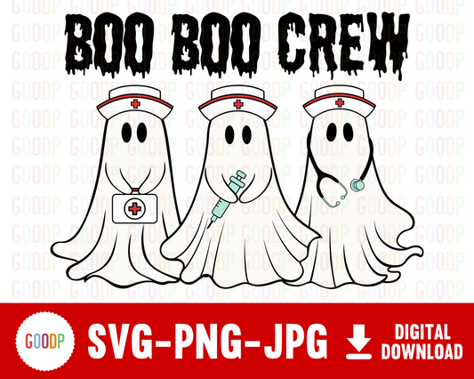 Boo Boo Crew Svg