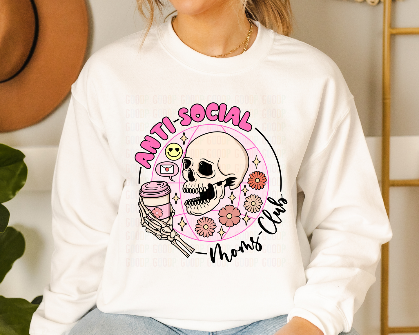 Anti Social Moms Club Svg