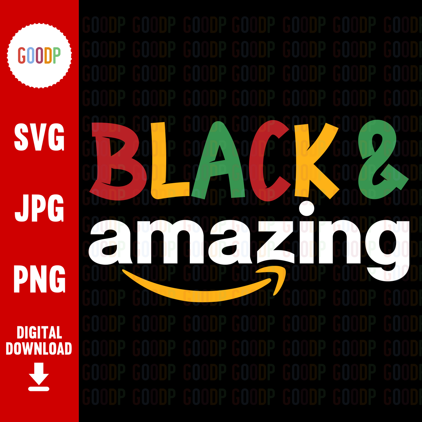 Black And Amazing Juneteenth Svg