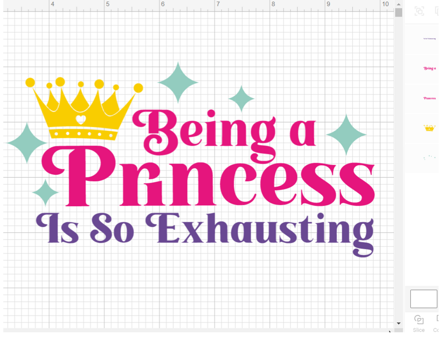 Being A Princess Is So Exhausting Svg