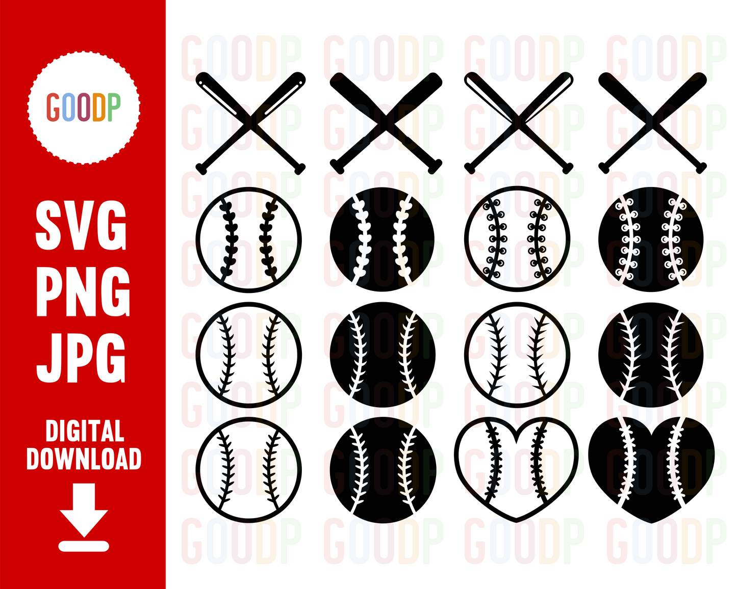 Baseball Valentines Svg